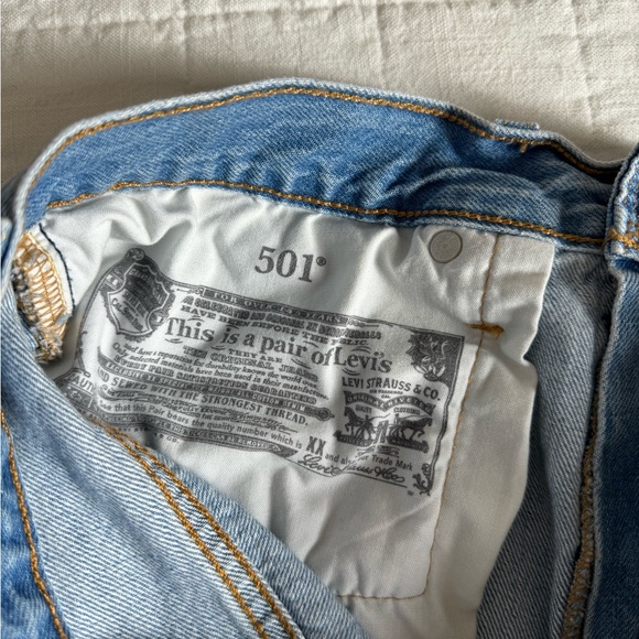Levi’s 501 High Rise Denim Shorts - Picture 5 of 10